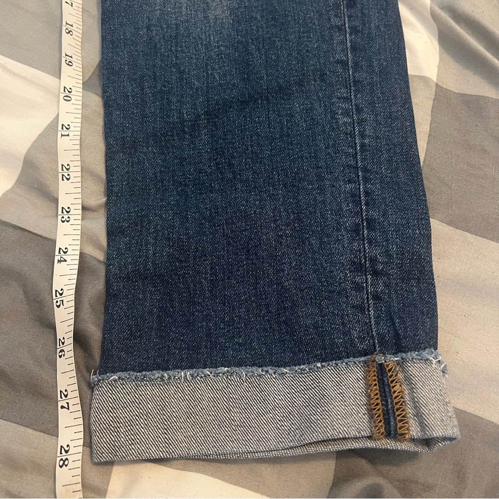 Flying Monkey Cuffed Stretch Boyfriend Jean Dark Wash size 28 - Picture 10 of 12